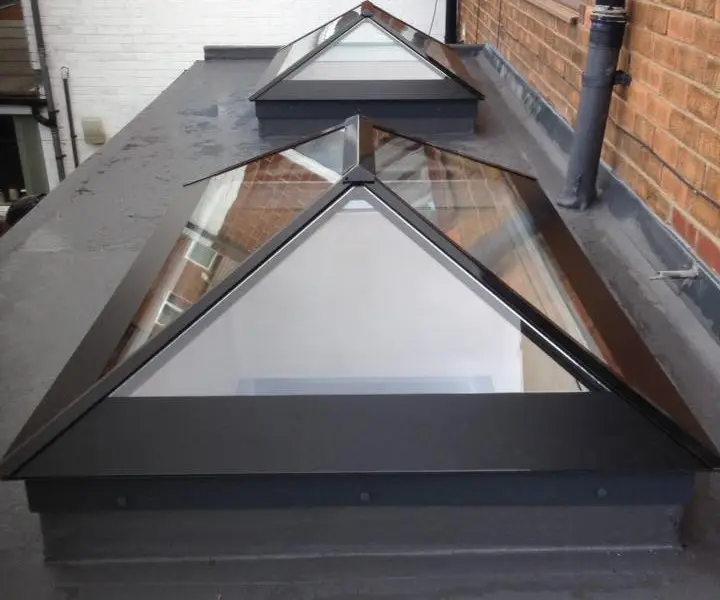 slimline glass rooflight